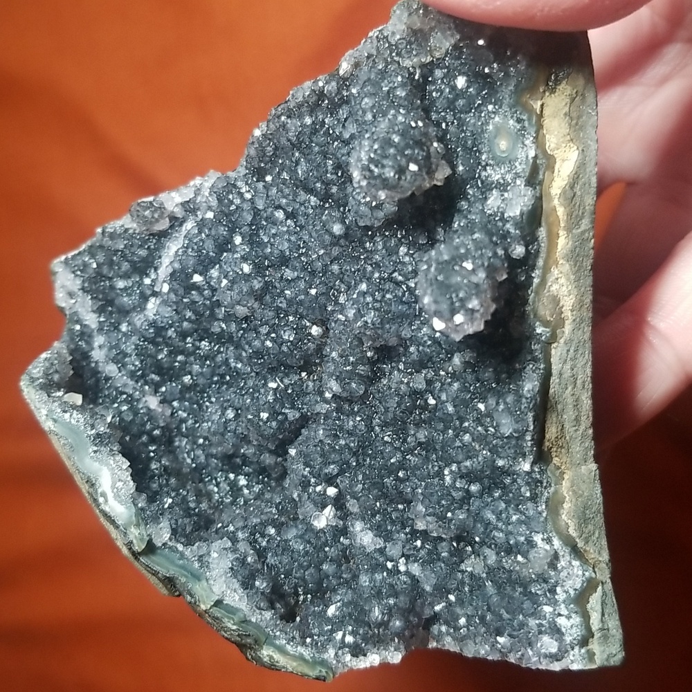 BLACK AMETHYST CLUSTER- *RARE* - Picture 4 of 6